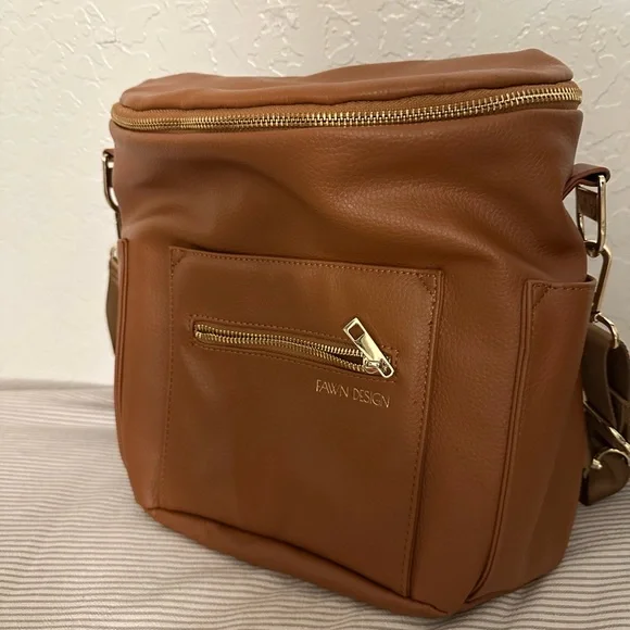 Fawn Design Brown Mini Diaper Bag - Picture 3 of 8
